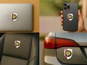 Alfa Romeo Pegatinas Auto Estrella Alta Calidad Personalizables